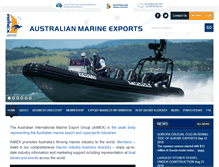 Tablet Screenshot of aimex.asn.au