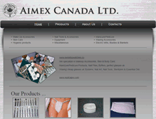 Tablet Screenshot of aimex.com
